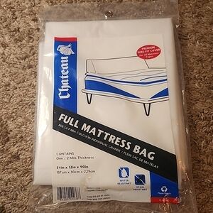 Chateau Full Protective Plastic Full-Size Mattress Bag